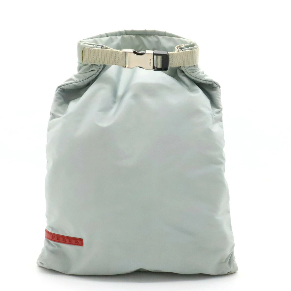 Prada Sport Backpack Rucksack Gray Red